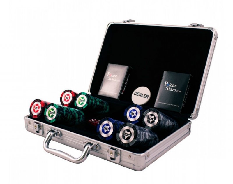 фото Набор для покера partida black stars на 200 фишек