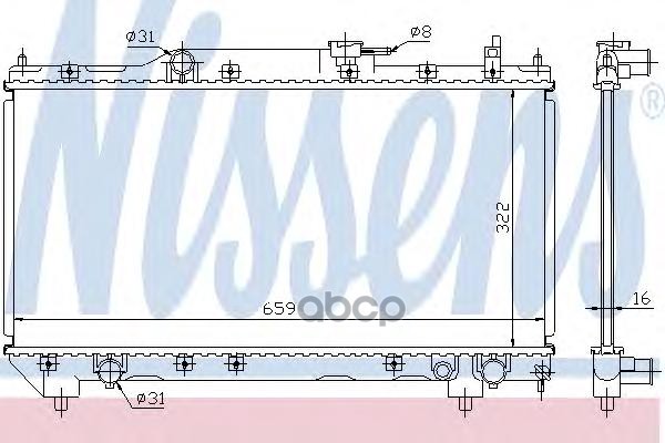 

Радиатор охлаждения Nissens 64781A