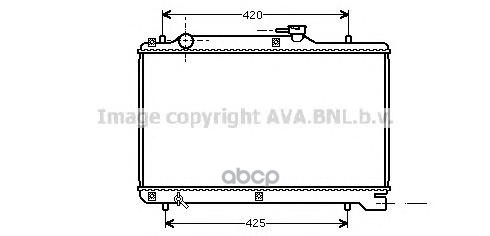 

Радиатор охлаждения AVA QUALITY COOLING SZ2041