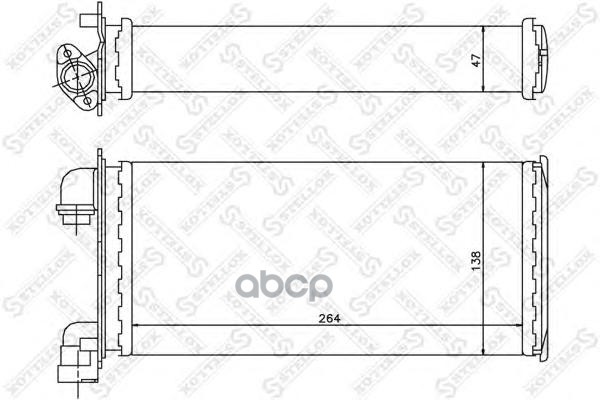 фото Радиатор печки stellox 1035078sx