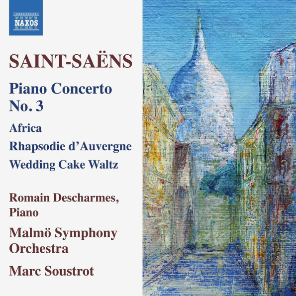 

Romain Descharmes, Malmo Symphony Orchestra, Marc Soustrot Saint-Saens: Piano Concerto No3