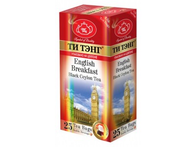 

Чай черный в пакетиках для чашки Ти Тэнг English Breakfast 25*2.5 г