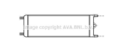 

Радиатор охлаждения двигателя AVA QUALITY COOLING CN2075