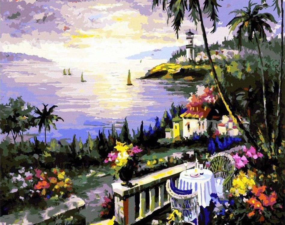 

Картина по номерам Paintboy Вечерняя бухта, 40x50 см, Вечерняя бухта