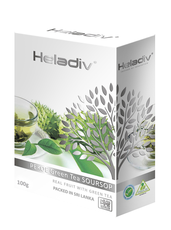 Чай зеленый листовой Heladiv soursop green tea 100 г