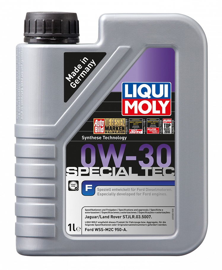 фото Liquimoly нс-синт. мот.масло special tec f 0w-30 (1л) liqui moly