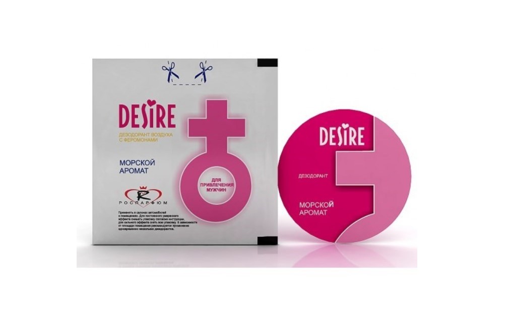 

Автомобильный ароматизатор для воздуха Роспарфюм Desire Морской, Розовый