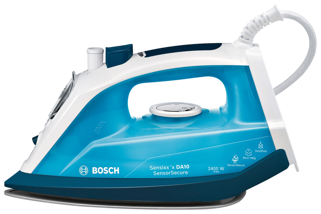 фото Утюг bosch sensorsecure tda1024210 white/blue