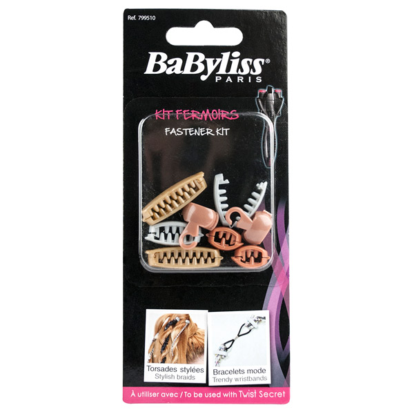 

Аксессуар для укладки волос Babyliss Fastener Kit 799510, Fastener Kit 799510