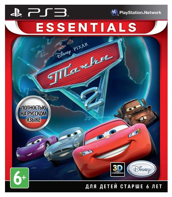 Игра Тачки 2 Essentials для PlayStation 3 3990₽