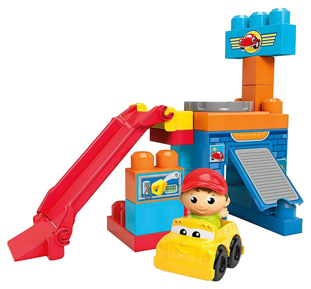 фото Конструктор для малышей mattel mega bloks first builders веселые качели dkx85