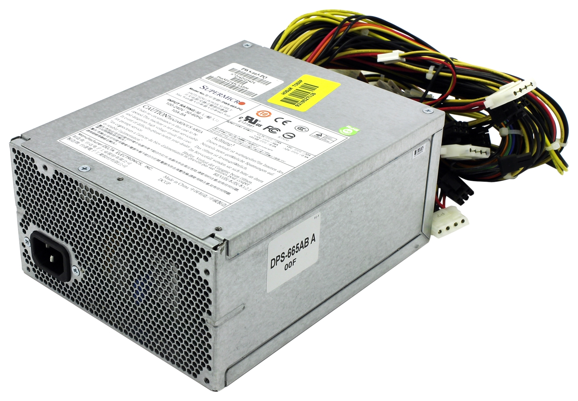

Серверный блок питания Supermicro PWS-665-PQ 665W, PWS-665-PQ