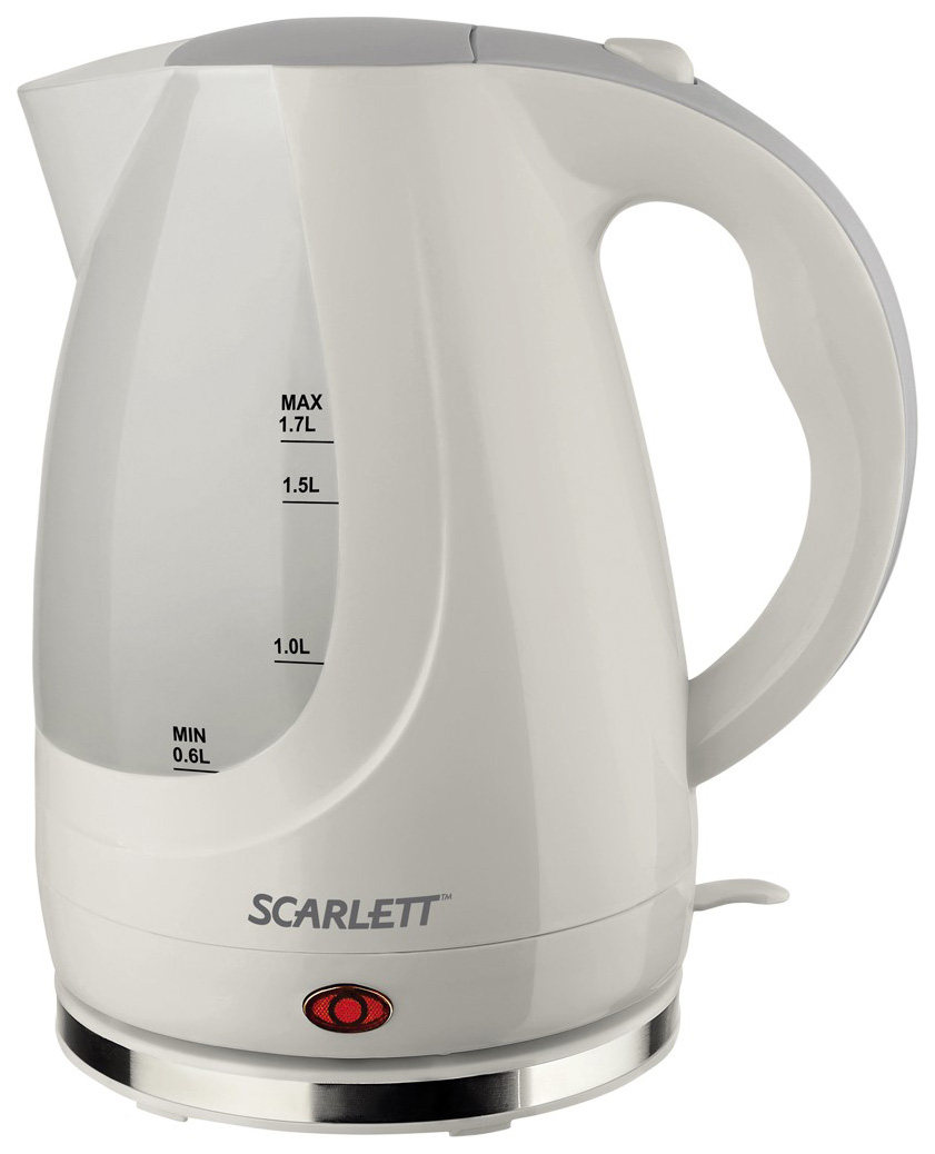 фото Чайник электрический scarlett sc-ek18p32 white