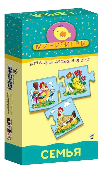 фото Настольная мини-игра дрофа-медиа семья