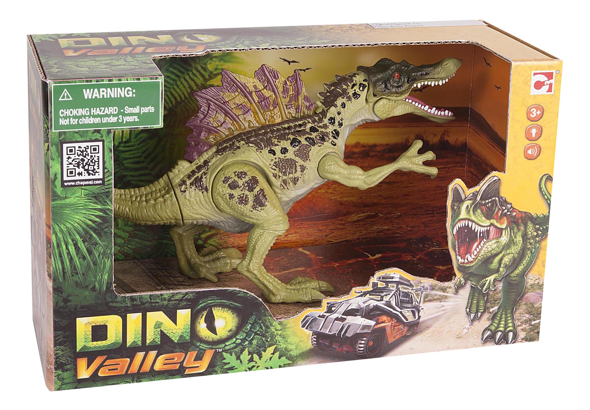 Игровой набор Chap Mei Подвижная Фигура Спинозавр 520008-1 динозавры битвы на берегу саркозух игуанодон спинозавр