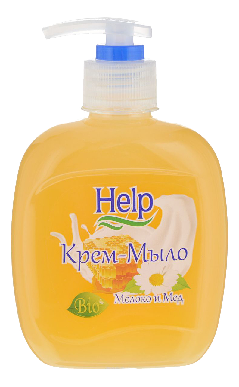 Жидкое мыло HELP Молоко и мед 300мл мыло жидкое мёд и молоко 1000мл дой пак