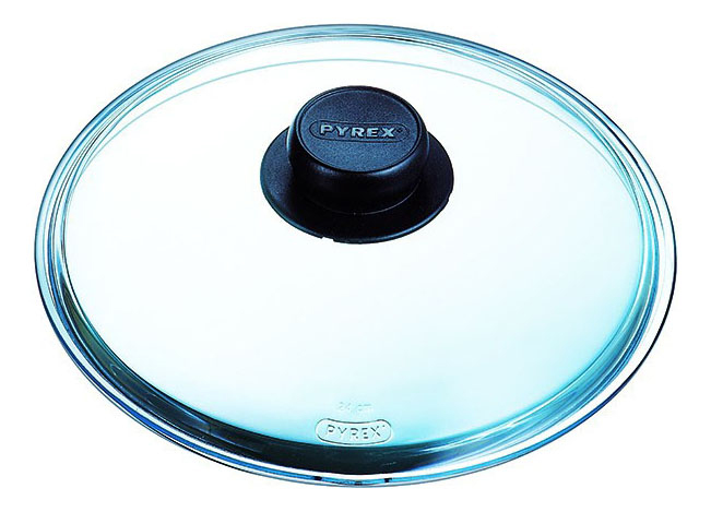 

Крышка универсальная стеклянная для сковороды и кастрюли Pyrex Classic 24см, Прозрачный;черный, CLASSIC