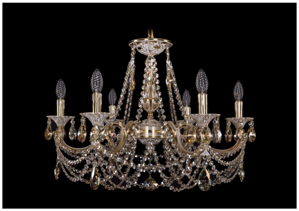 

Люстра подвесная Bohemia Ivele Crystal 1702/6/265/C/GW/R701, 1702/6/265/C/GW/R701