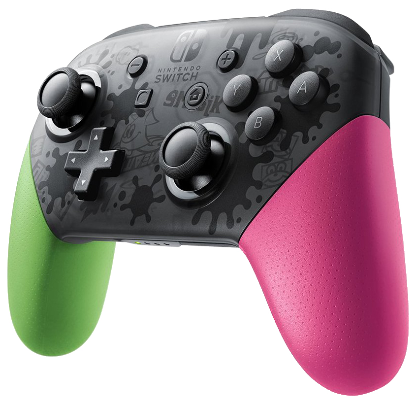 

Геймпад Nintendo Pro Controller Splatoon 2 для Switch Splatoon 2 (HAC-A-FSSKB(EUR)), Черный;розовый;зеленый, Switch контPro Controllerроллер Splatoon 2