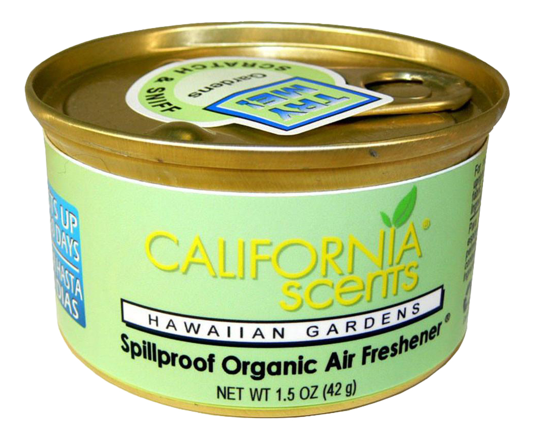 

Автомобильный ароматизатор California Scents Цветочный, Гавайский сад (CAN-032), автомобильный ароматизатор, под сиденье, органические, аромат Гавайский Сад, CAN-032
