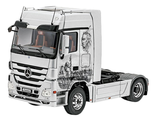 

Сборная модель Автомобиль-тягач Mercedes-Benz Actros MP3 Revell 07425R, Mercedes-Benz Actros MP3
