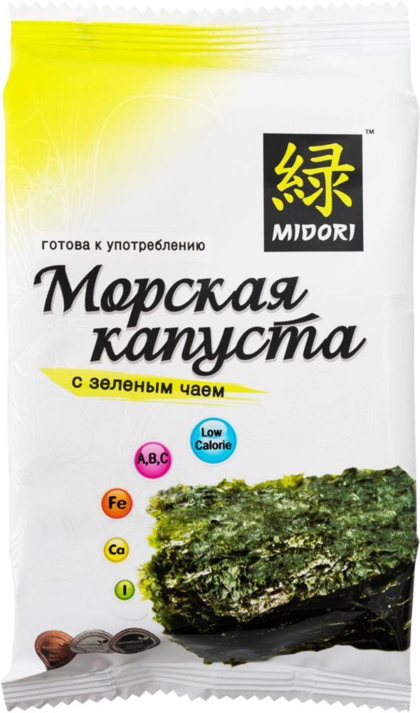 Морская капуста Midori с зеленым чаем 5 г