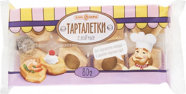 

Тарталетки Хлебозавод №28 слоеные 80 г