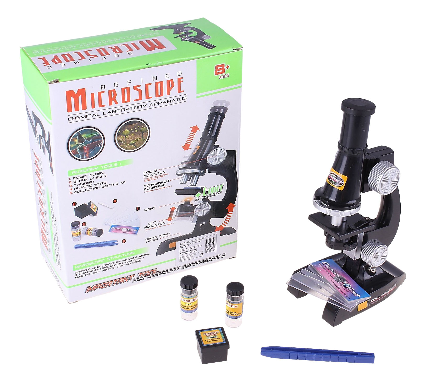 фото Микроскоп. набор для исследований юный биолог shantou gepai zy142000