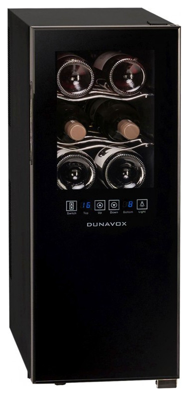 фото Винный шкаф dunavox dat-12.33dc black