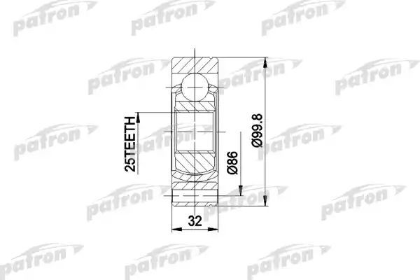 Шрус PATRON PCV3002  - купить