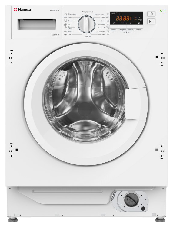 фото Встариваемая стиральная машина hansa whe 1206 bi