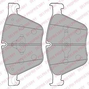 

Тормозные колодки дисковые Delphi LP2210