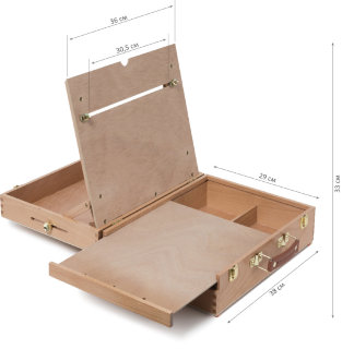 Этюдный ящик FE-L6 с креплением на фотоштатив, бук SF-FE-L6