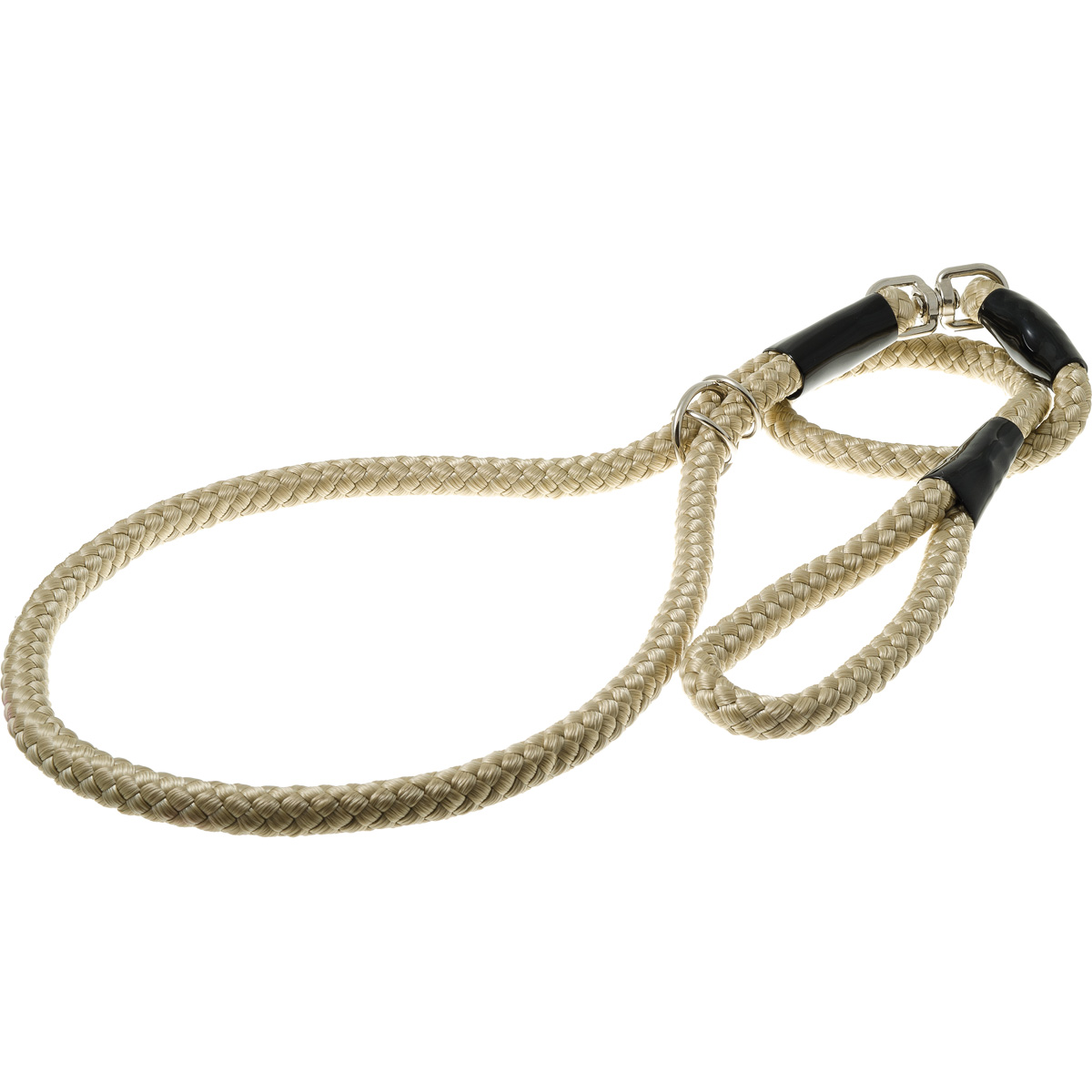 фото Ринговка для собак zooone с кольцом круглая, 15 мм, светло-бежевая
