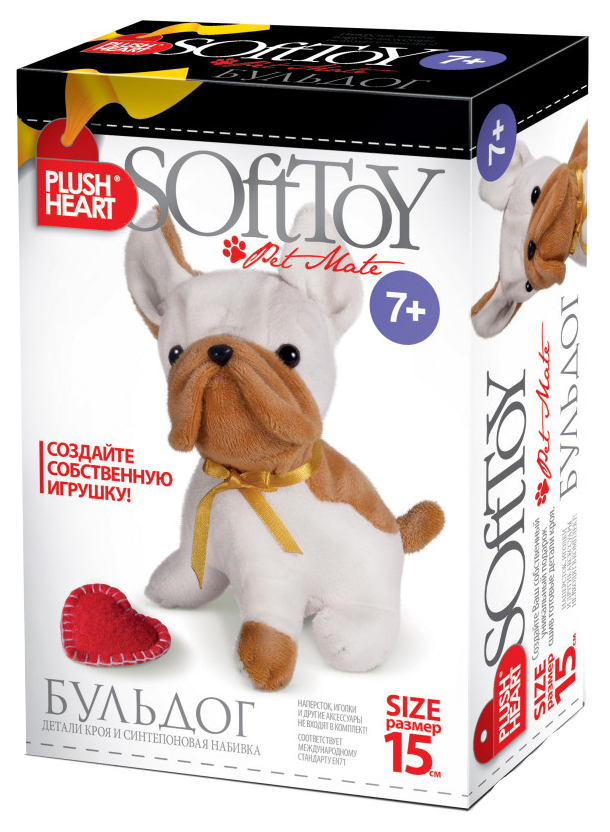 

Плюшевое сердце Бульдог 457079 Фантазер