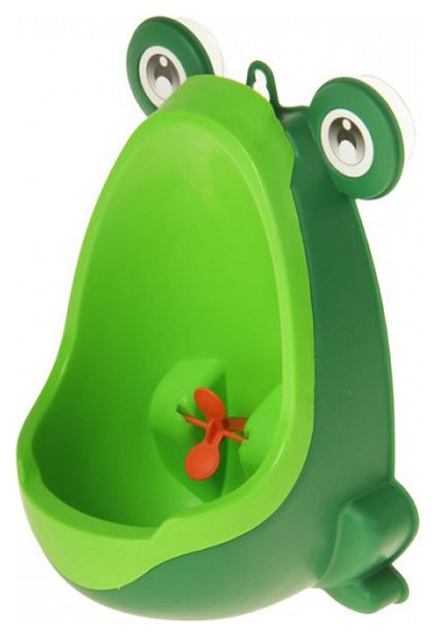 фото Писсуар детский sima-land лягушка, зеленый