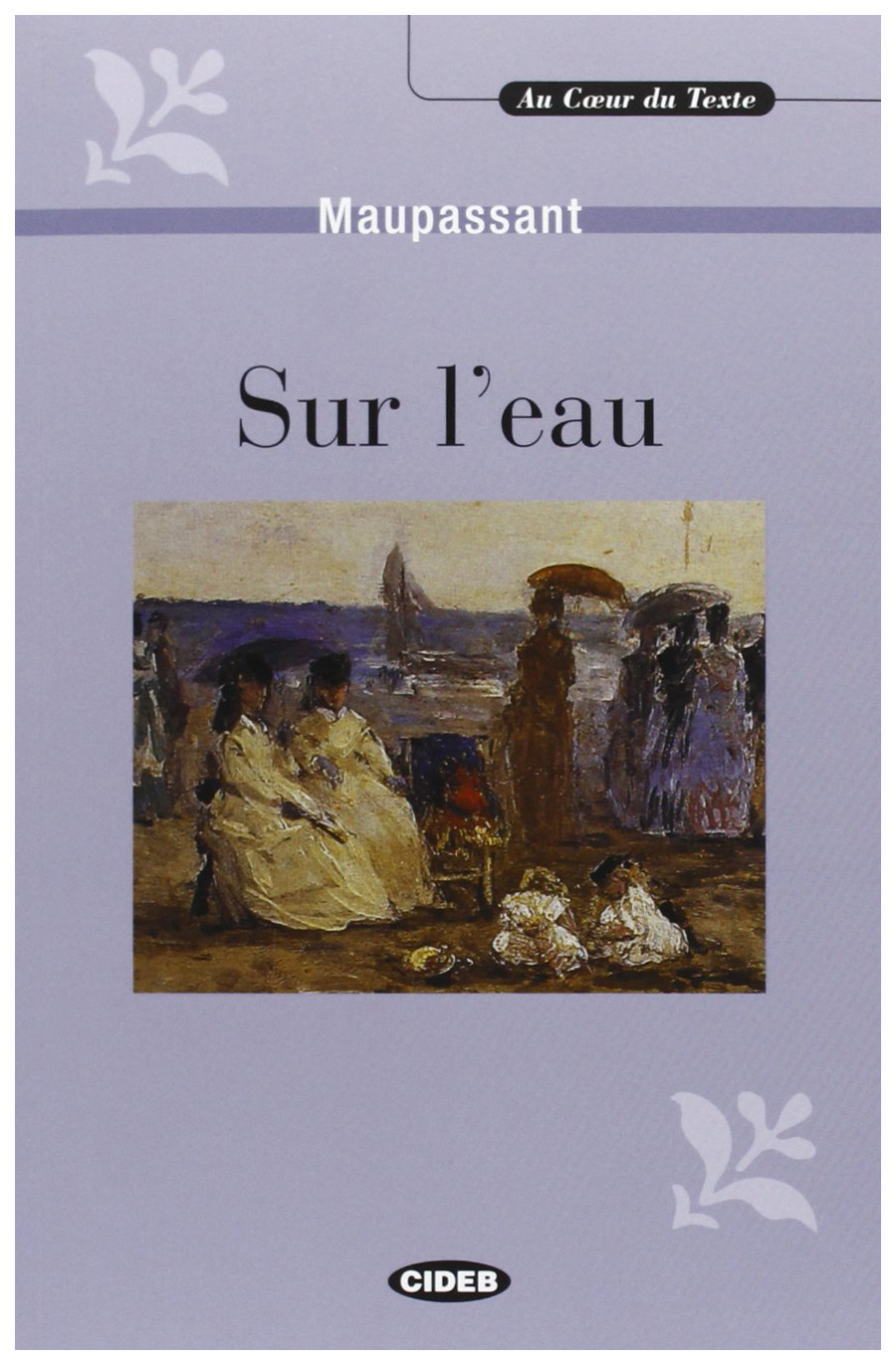 фото Книга cideb guy de maupassant "sur l'eau et autres recits contes" + audio cd