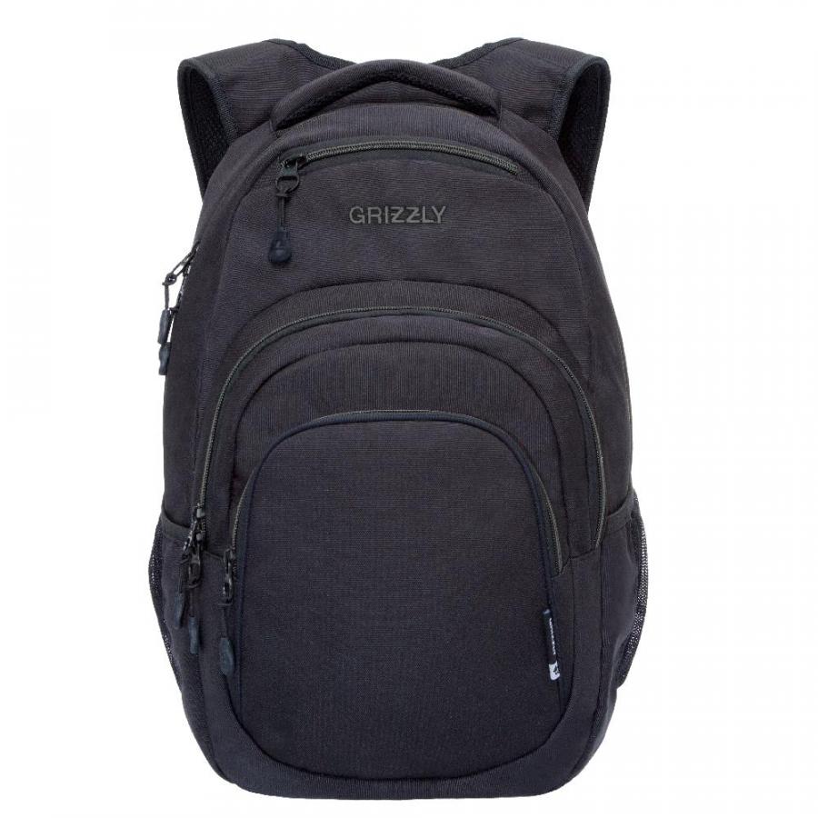 Рюкзак мужской Grizzly RQ-003-3 черный - серый