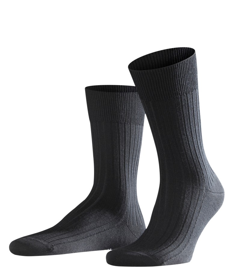

Носки мужские FALKE Bristol Pure SO черные 41-42, Bristol Pure SO