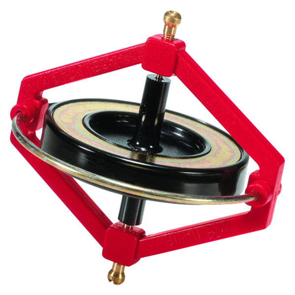 Гироскоп с металлическим ротором, 65 мм (цвет: красный)