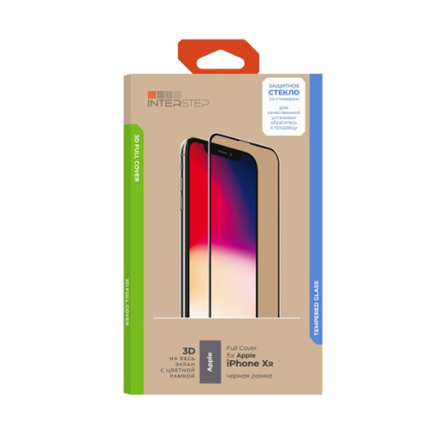 Защитное стекло InterStep для Apple iPhone XR (IS-TG-IPHONXR3B-UA3B202)