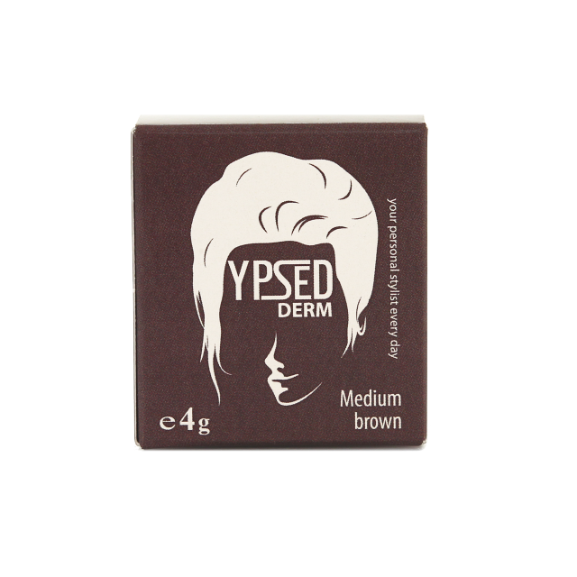 Пудра-камуфляж для волос YpsedDerm Мedium brown (средне-коричневый), 4 гр