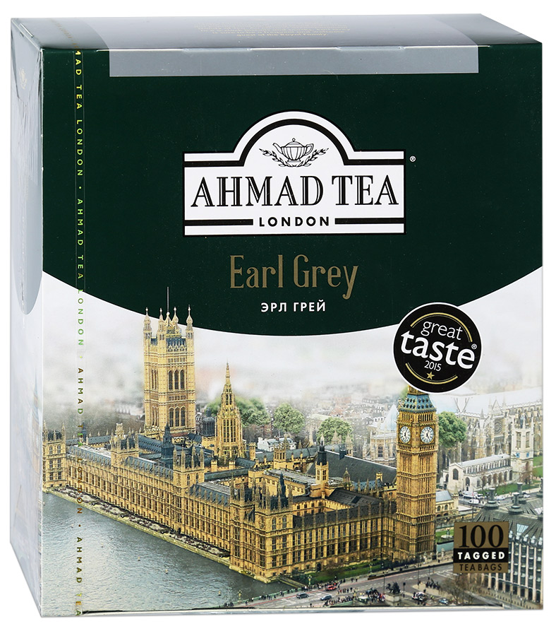 

Чай черный Ahmad Tea Earl Grey 100 пакетиков