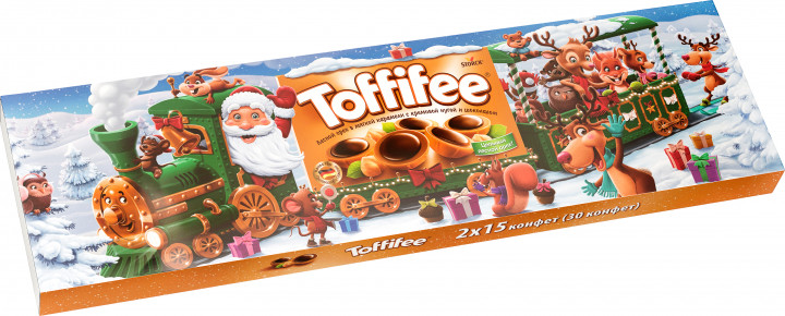 Конфеты Toffifee Рождественский Поезд 250г