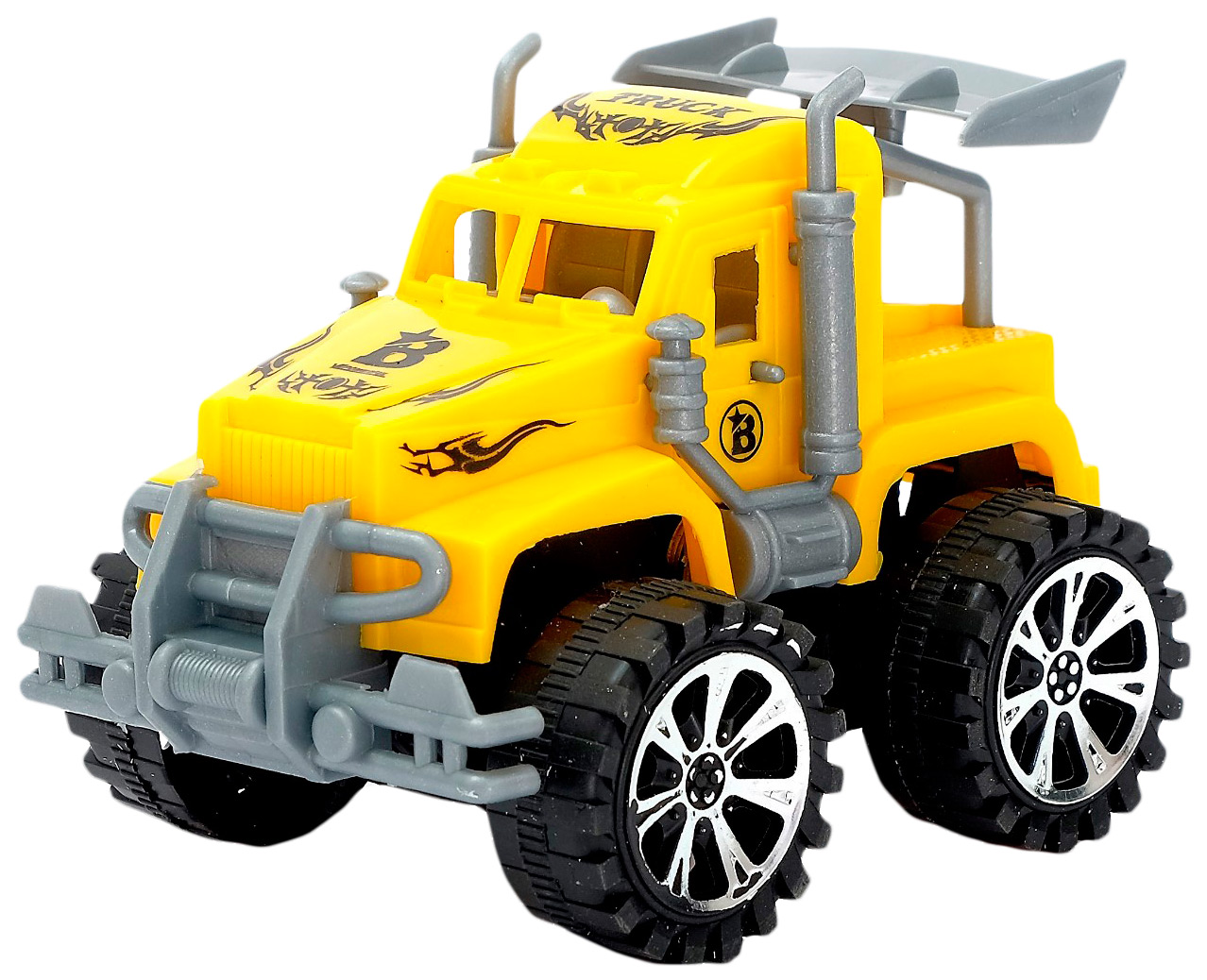 

Грузовик Sima-land Тягач 4441582, Желтый;красный;синий