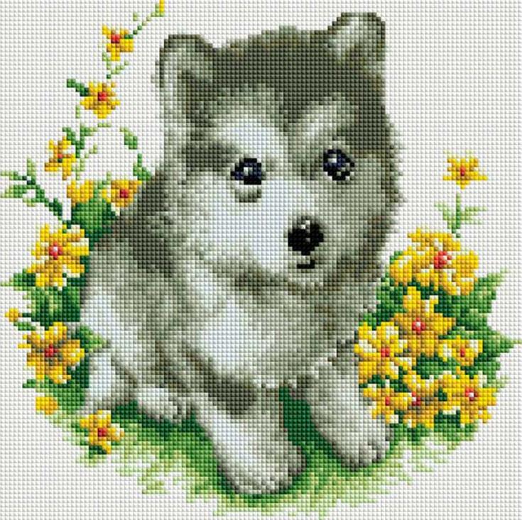 

Алмазная вышивка Белоснежка Я буду тебя охранять, 30x30 см, Я буду тебя охранять