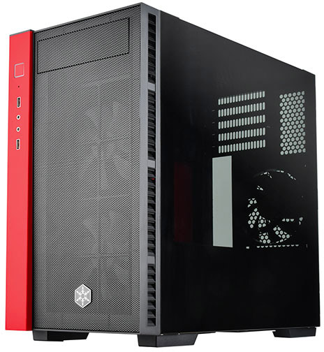 

Корпус компьютерный SilverStone RedLine RL08 (SST-RL08BR-RGB) Black/Red, RedLine RL08