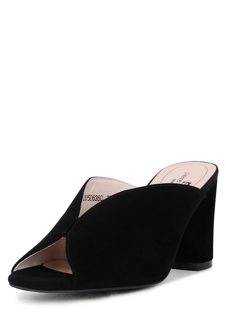 

Мюли женские Pierre Cardin 710017520 черные 36 RU, Черный, 710017520