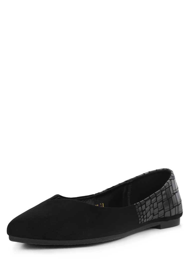 

Балетки женские T.Taccardi 710019239 черные 38 RU, Черный, 710019239