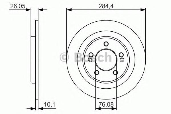 

Тормозной диск BOSCH 0986479A47